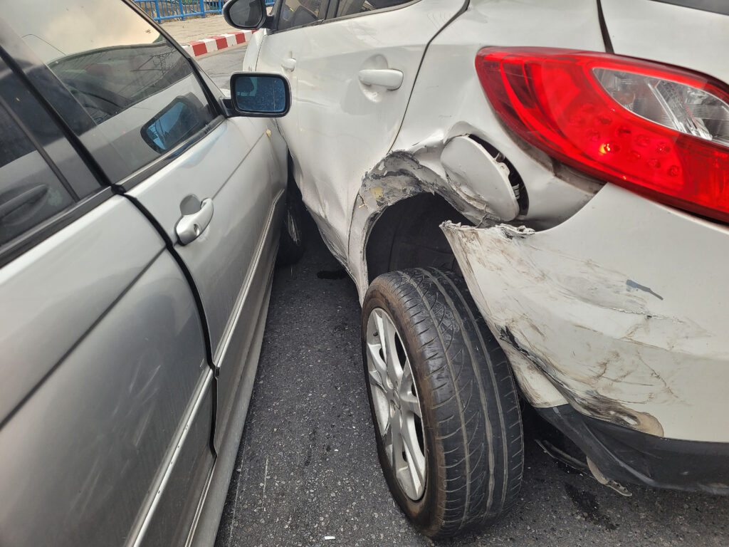 sideswipe car accident
